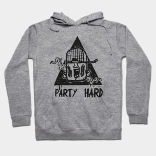 party hard head Hoodie